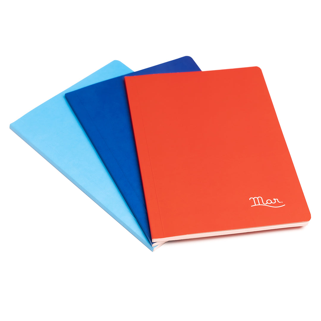 Kit 3 Journals (Cadernos com Capa Flexível)