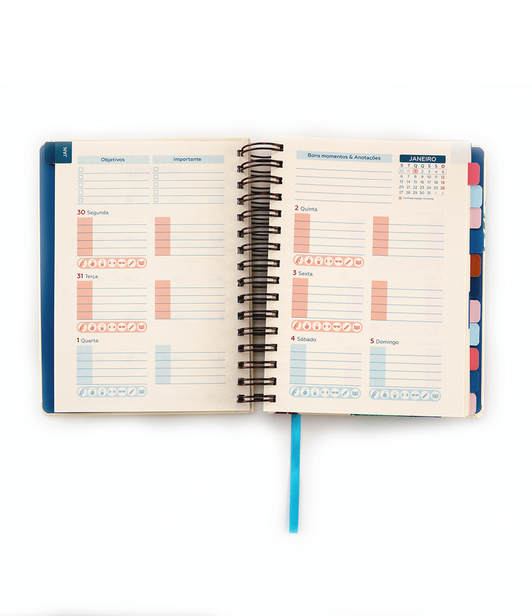 Planner Datado - Coral