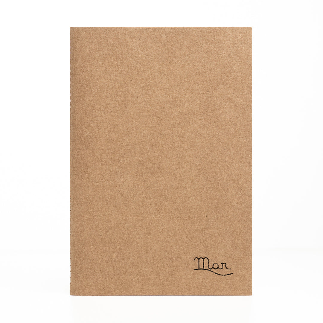 Caderno com capa flexível em Kraft (Journal)