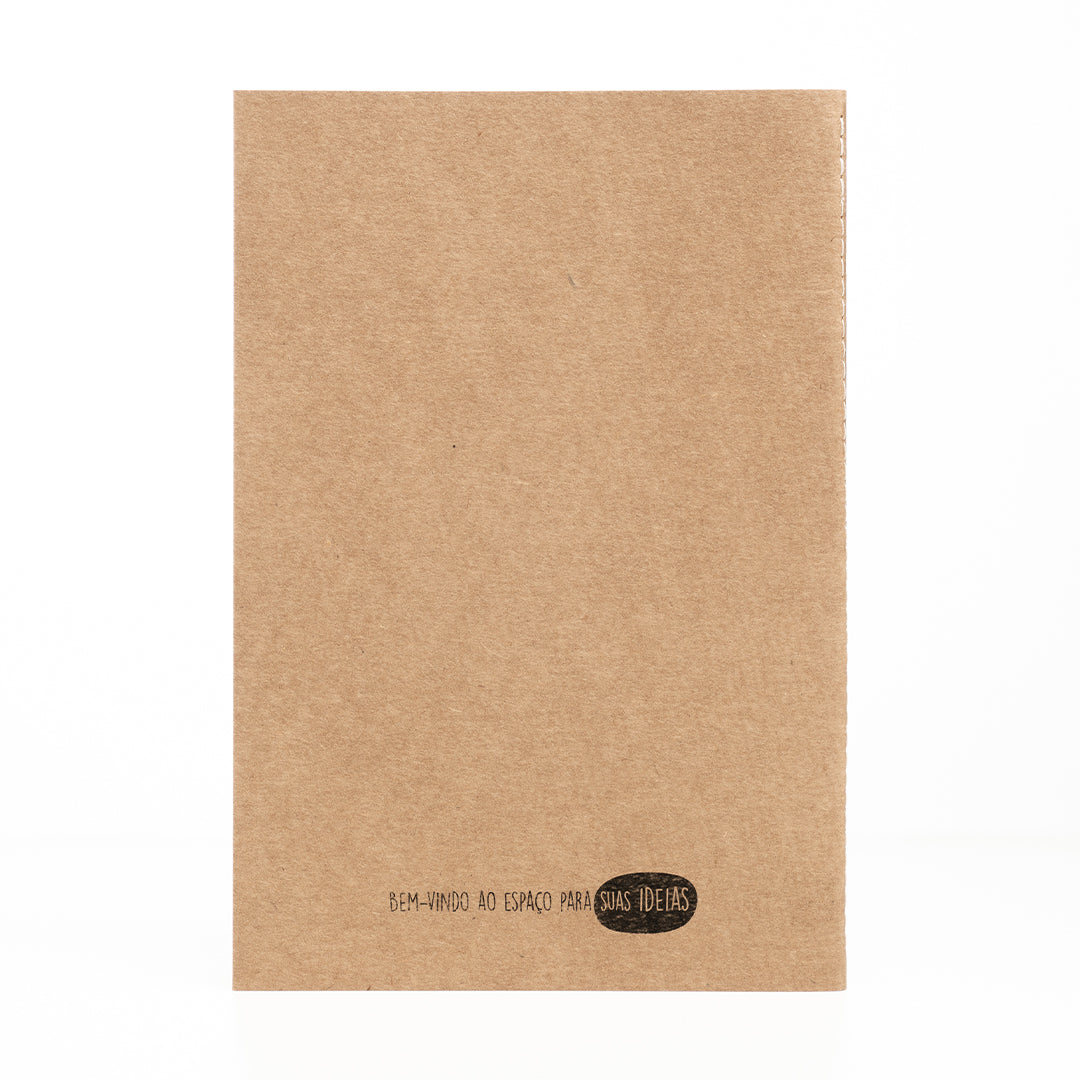 Caderno com capa flexível em Kraft (Journal)