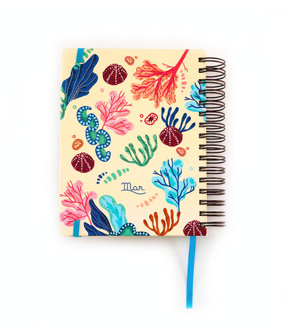 Kit Planner e bloco - Coral